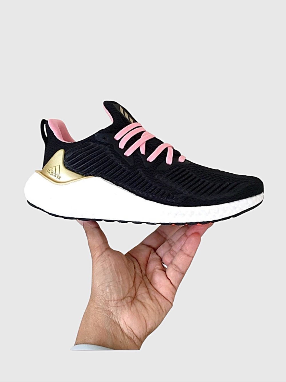 Adidas Alphaboost Gold Metallic Women’s Running Shoes